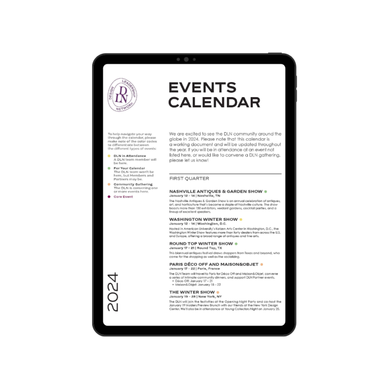 2024 Events Calendar Design Leadership Network